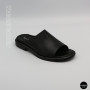 Black Leather Sabots Fabio Monelli 211980: Summer Comfort