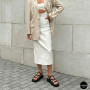 Elegant Chocolate Leather Sandals Allsy 209315