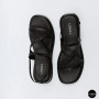 Elegant Chocolate Leather Sandals Allsy 209315