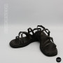 Elegant Chocolate Leather Sandals Allsy 209315
