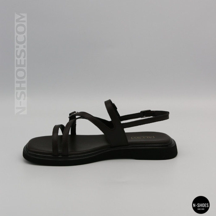 Элегантные кожаные босоножки Allsy 209315 Lonza 212514 brown 6203 шоколадного цвета