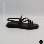 Elegant Chocolate Leather Sandals Allsy 209315