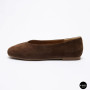 Жіночі коричневі замшеві балетки Allsy 2029236 Lonza 212420 25z54d2612-2 brown 6204