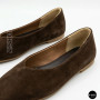 Жіночі коричневі замшеві балетки Allsy 2029236 Lonza 212420 25z54d2612-2 brown 6204