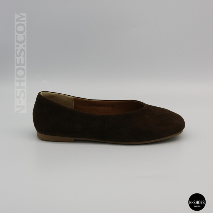 Женские коричневые замшевые балетки Allsy 2029236 Lonza 212420 25z54d2612-2 brown 6204