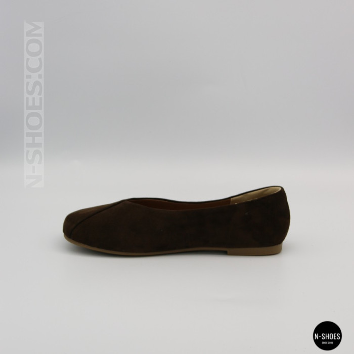 Женские коричневые замшевые балетки Allsy 2029236 Lonza 212420 25z54d2612-2 brown 6204