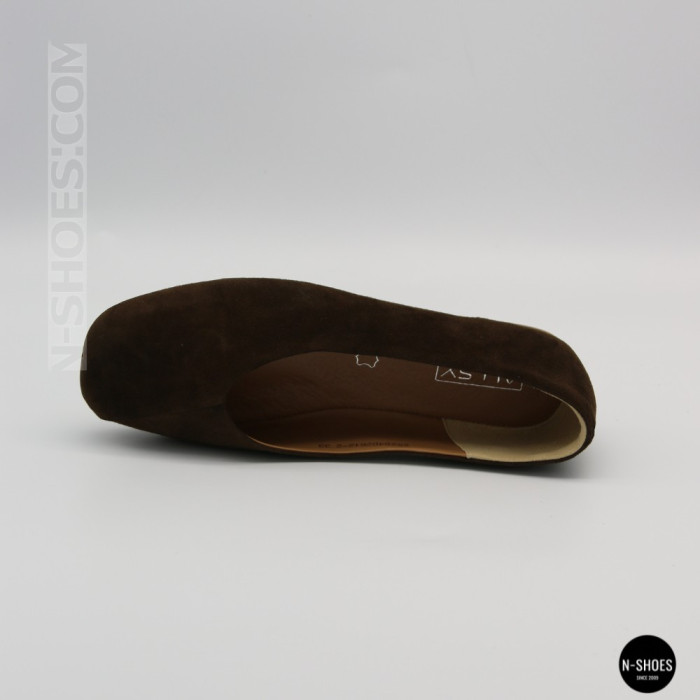 Женские коричневые замшевые балетки Allsy 2029236 Lonza 212420 25z54d2612-2 brown 6204