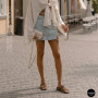 Women's Beige Suede Sabots Allsy 2095551 Lonza 212519 212517 beige 6205