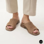 Women's Beige Suede Sabots Allsy 2095551 Lonza 212519 212517 beige 6205