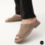 Women's Beige Suede Sabots Allsy 2095551 Lonza 212519 212517 beige 6205