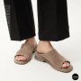Women's Beige Suede Sabots Allsy 2095551 Lonza 212519 212517 beige 6205