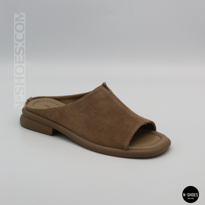 Women's Beige Suede Sabots Allsy 2095551 Lonza 212519 212517 beige 6205