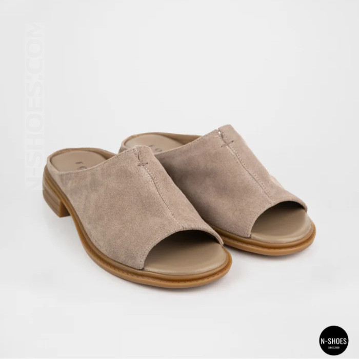 Women's Beige Suede Sabots Allsy 2095551 Lonza 212519 212517 beige 6205
