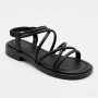 Жіночі чорні босоніжки з ремінцями Allsy 207402 Lonza Cleo Black 207403 6206
