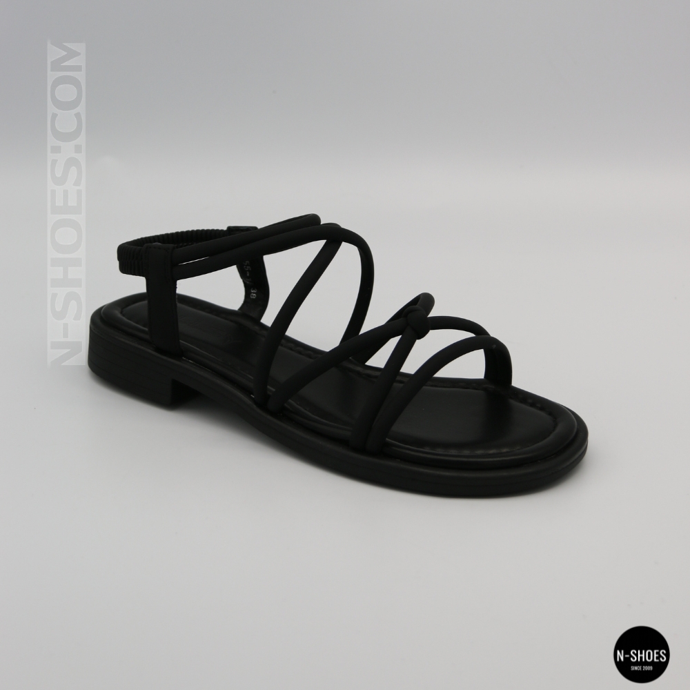 Жіночі чорні босоніжки з ремінцями Allsy 207402 Lonza Cleo Black 207403 6206