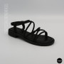 Жіночі чорні босоніжки з ремінцями Allsy 207402 Lonza Cleo Black 207403 6206