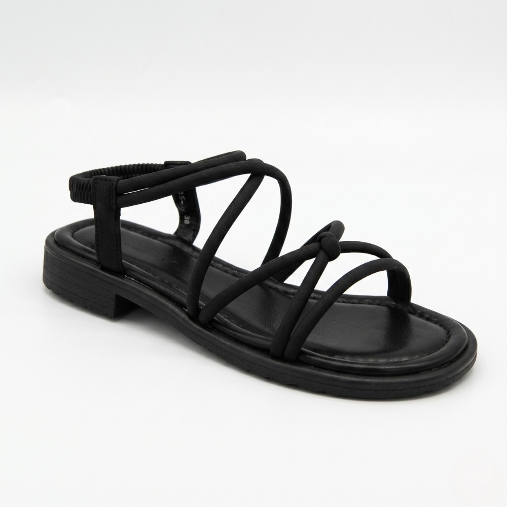 Жіночі чорні босоніжки з ремінцями Allsy 207402 Lonza Cleo Black 207403 6206
