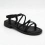Жіночі чорні босоніжки з ремінцями Allsy 207402 Lonza Cleo Black 207403 6206