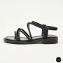 Жіночі чорні босоніжки з ремінцями Allsy 207402 Lonza Cleo Black 207403 6206