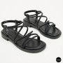 Жіночі чорні босоніжки з ремінцями Allsy 207402 Lonza Cleo Black 207403 6206