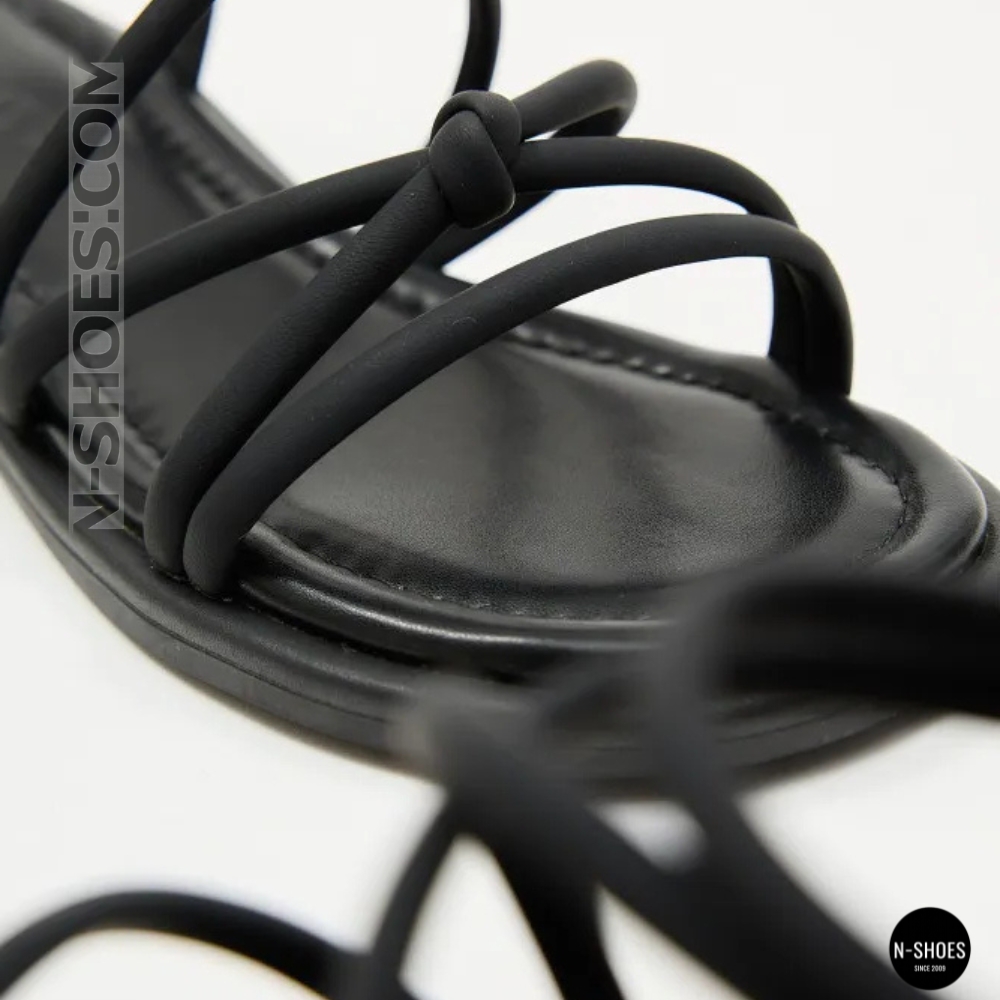 Жіночі чорні босоніжки з ремінцями Allsy 207402 Lonza Cleo Black 207403 6206