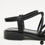 Жіночі чорні босоніжки з ремінцями Allsy 207402 Lonza Cleo Black 207403 6206