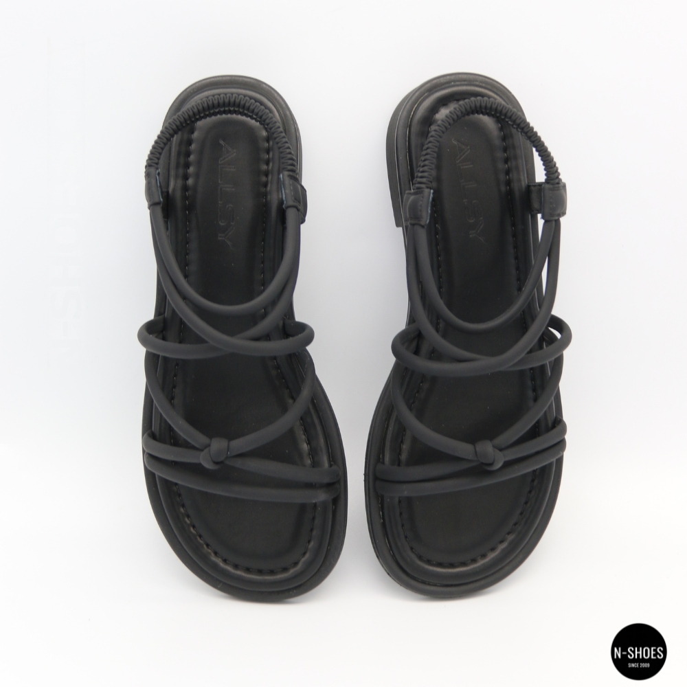 Жіночі чорні босоніжки з ремінцями Allsy 207402 Lonza Cleo Black 207403 6206