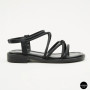 Жіночі чорні босоніжки з ремінцями Allsy 207402 Lonza Cleo Black 207403 6206