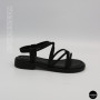 Жіночі чорні босоніжки з ремінцями Allsy 207402 Lonza Cleo Black 207403 6206