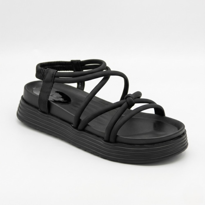 Черные женские босоножки на платформе Allsy 207406 Lonza-207407 66-15 Denali Black 6208