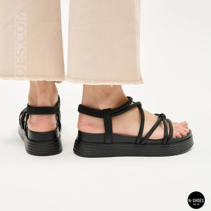 Черные женские босоножки на платформе Allsy 207406 Lonza-207407 66-15 Denali Black 6208