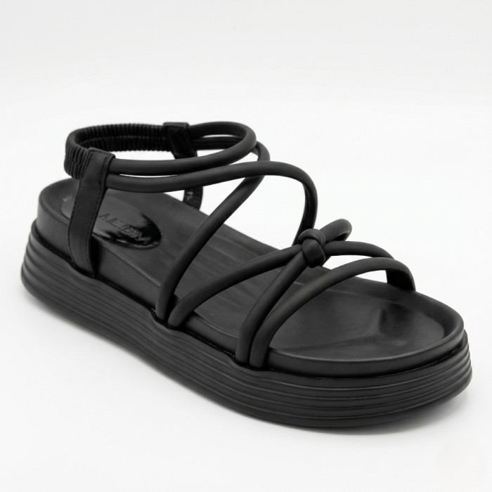 Черные женские босоножки на платформе Allsy 207406 Lonza-207407 66-15 Denali Black 6208