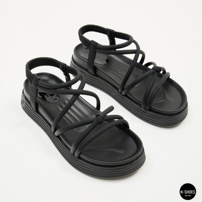 Черные женские босоножки на платформе Allsy 207406 Lonza-207407 66-15 Denali Black 6208