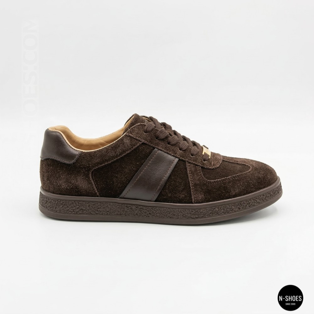 Жіночі коричневі замшеві кеди Allsy 210785 Lonza Alfi Brown 9227-30-500 brown 6210 у стилі Maison Margiela