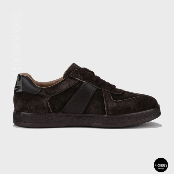 Женские коричневые замшевые кеды Allsy 210785 Lonza 212648 Alfi Brown 9227-30-500 brown 6210 в