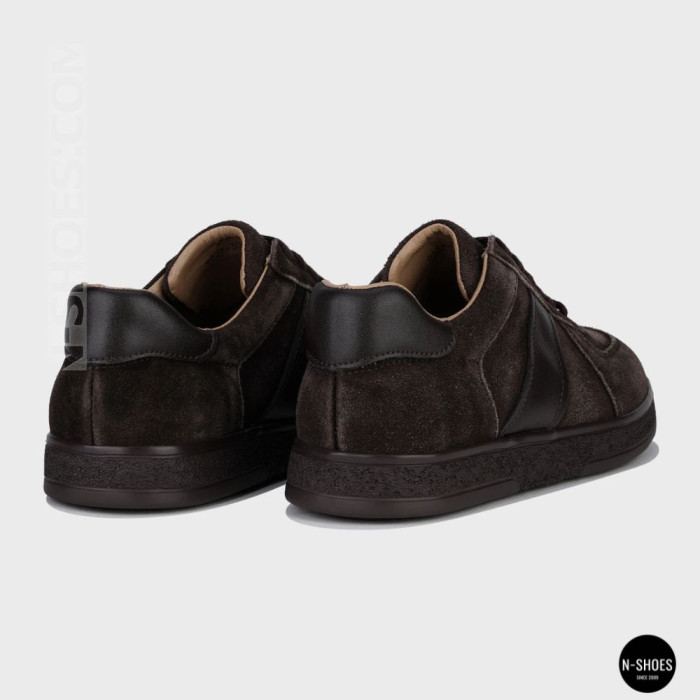 Женские коричневые замшевые кеды Allsy 210785 Lonza 212648 Alfi Brown 9227-30-500 brown 6210 в
