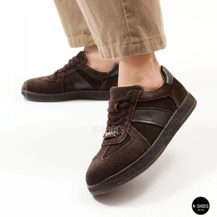 Жіночі коричневі замшеві кеди Allsy 210785 Lonza 212648 Alfi Brown 9227-30-500 brown 6210 у