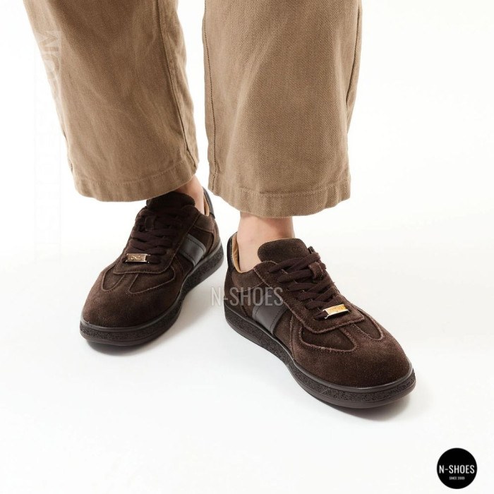 Жіночі коричневі замшеві кеди Allsy 210785 Lonza 212648 Alfi Brown 9227-30-500 brown 6210 у