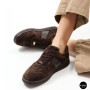 Женские коричневые замшевые кеды Allsy 210785 Lonza 212648 Alfi Brown 9227-30-500 brown 6210 в стиле Maison Margiela