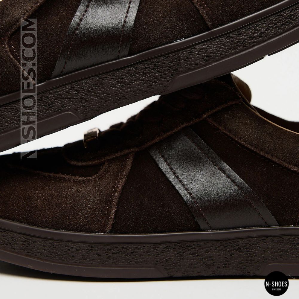 Женские коричневые замшевые кеды Allsy 210785 Lonza 212648 Alfi Brown 9227-30-500 brown 6210 в стиле Maison Margiela