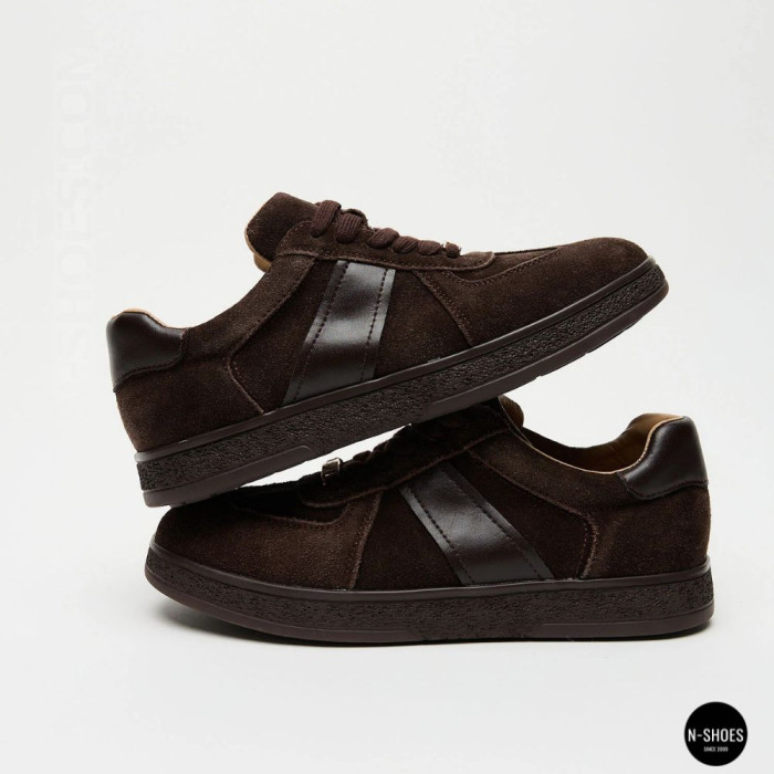 Женские коричневые замшевые кеды Allsy 210785 Lonza 212648 Alfi Brown 9227-30-500 brown 6210 в