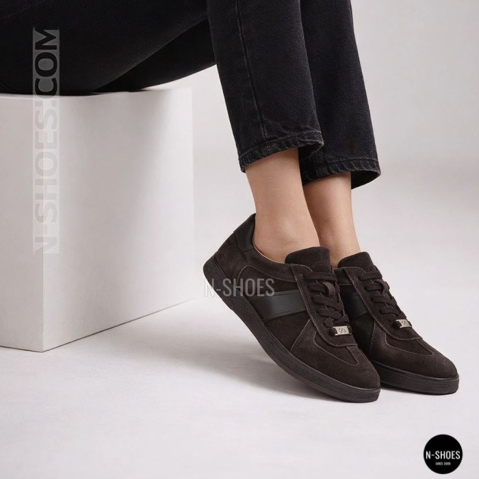 Жіночі коричневі замшеві кеди Allsy 210785 Lonza 212648 Alfi Brown 9227-30-500 brown 6210 у