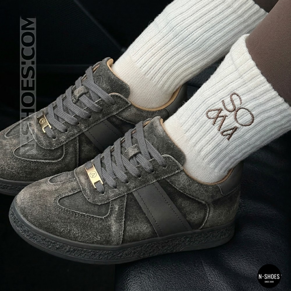 Жіночі сірі замшеві кеди Allsy 210762 9227-30-w014 Lonza Alfi  6211 у стилі Tom Ford Archer