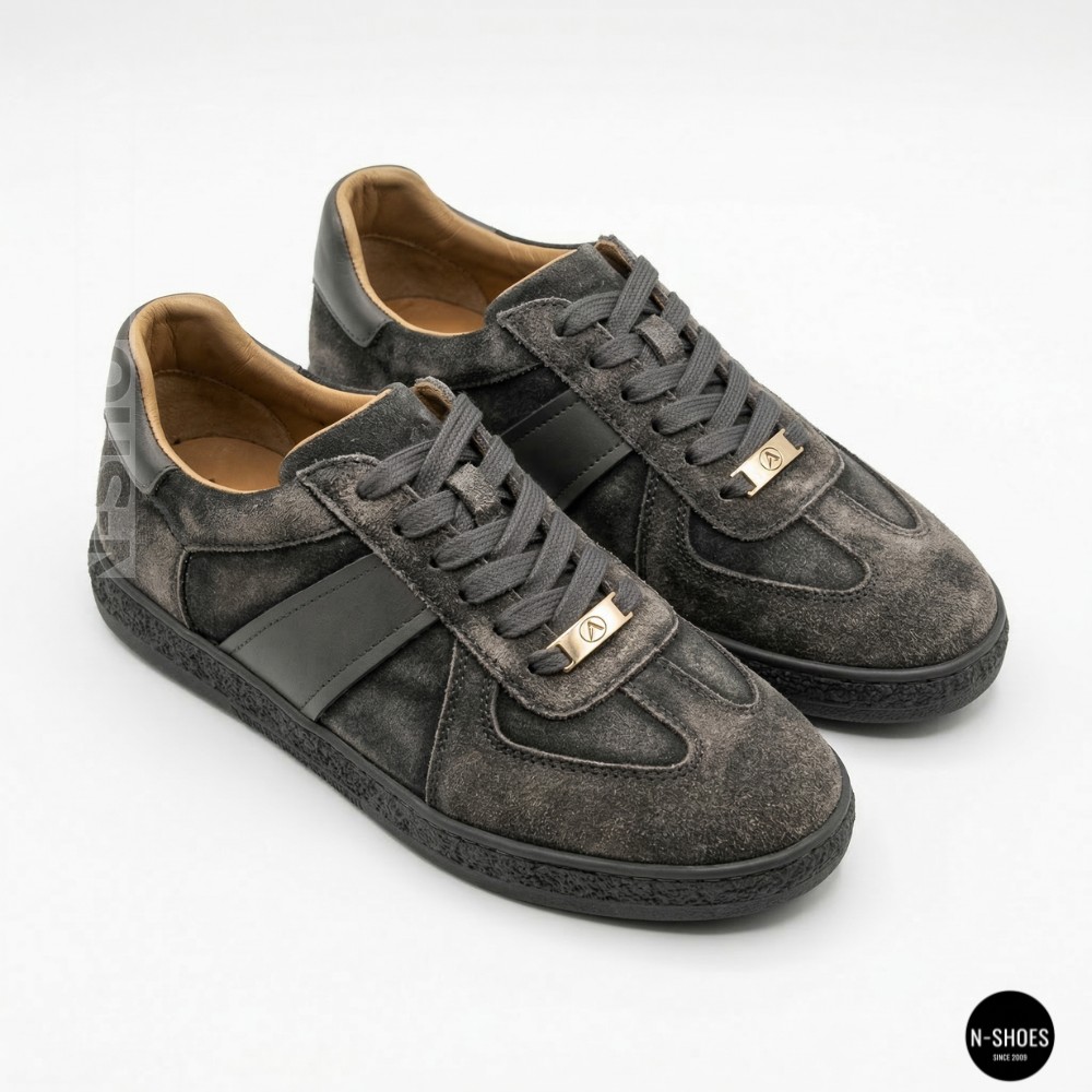 Жіночі сірі замшеві кеди Allsy 210762 9227-30-w014 Lonza Alfi  6211 у стилі Tom Ford Archer