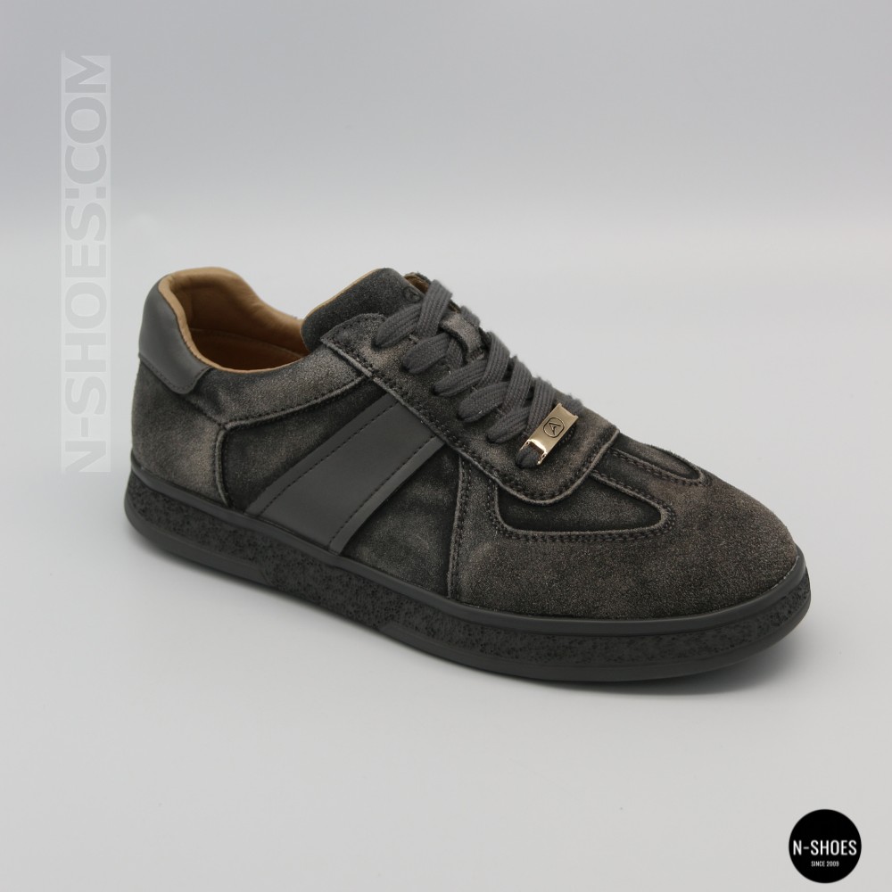 Жіночі сірі замшеві кеди Allsy 210762 9227-30-w014 Lonza Alfi  6211 у стилі Tom Ford Archer