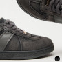 Women's Grey Suede Sneakers Allsy 210762 Lonza 212649 9227-30-w014 6211 Tom Ford Archer Style