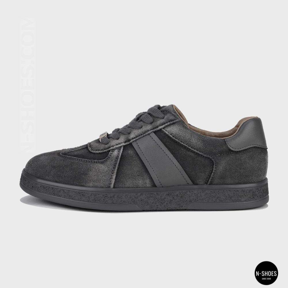 Women's Grey Suede Sneakers Allsy 210762 Lonza 212649 9227-30-w014 6211 Tom Ford Archer Style