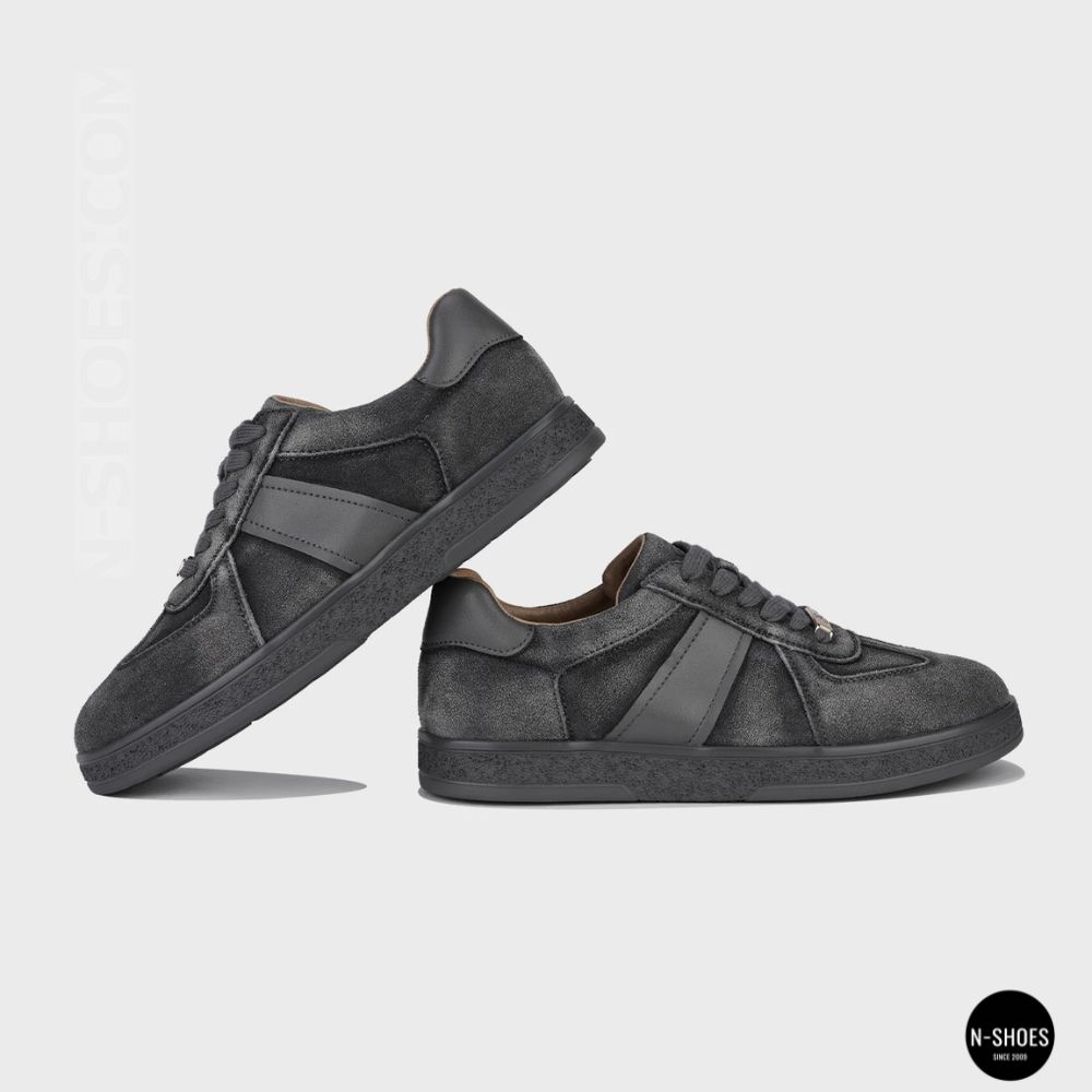 Women's Grey Suede Sneakers Allsy 210762 Lonza 212649 9227-30-w014 6211 Tom Ford Archer Style