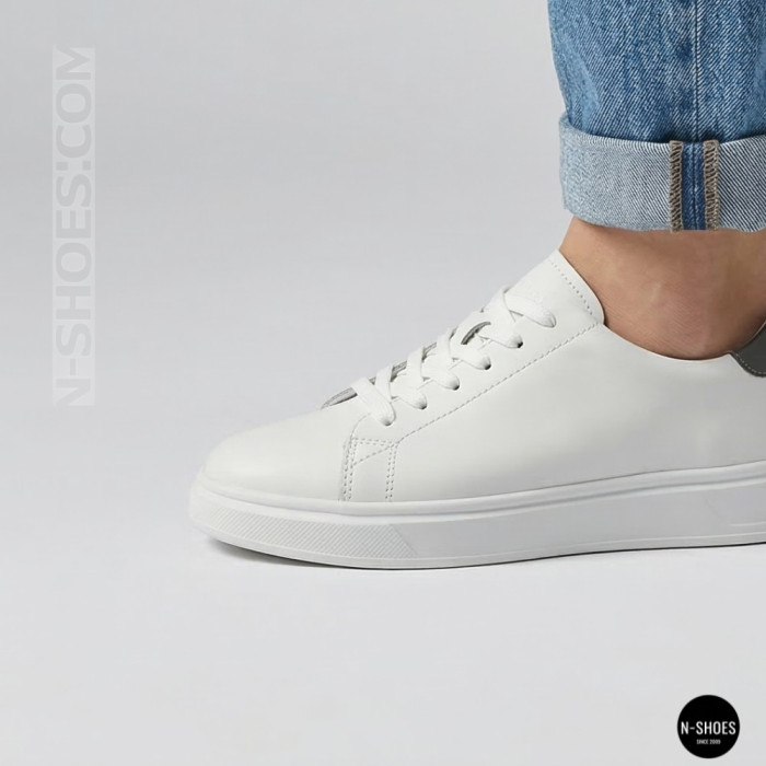 Женские белые кожаные кеды Allsy 210288 208319 Lonza bw1026-2 white 6213 в стиле FitFlop Rally