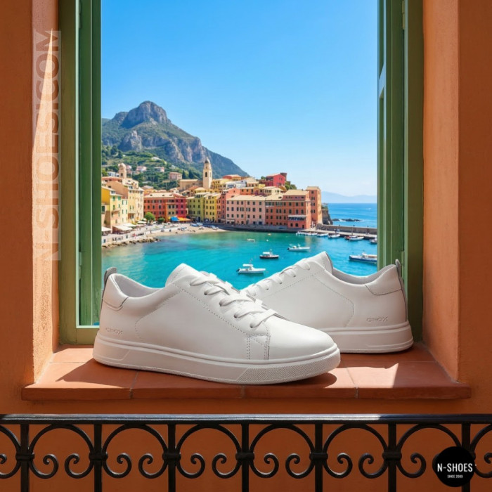 Женские белые кожаные кеды Allsy 210288 208319 Lonza bw1026-2 white 6213 в стиле FitFlop Rally
